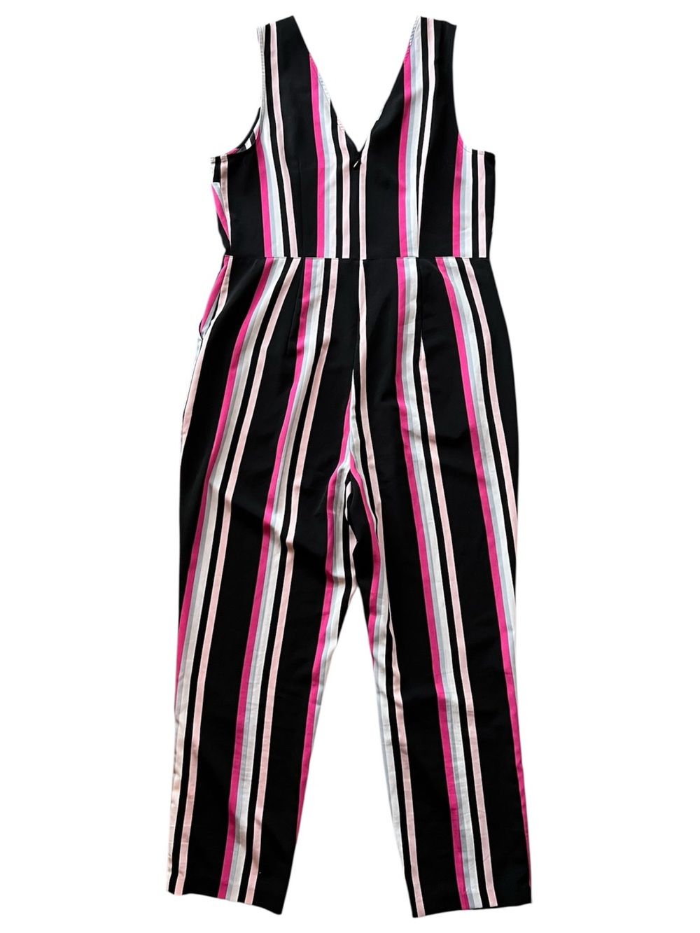 Express Striped Jumpsuit | Size Large - Picture 3 of 8